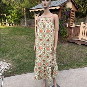 A New Day Cream Ruffled Maxi Sundress